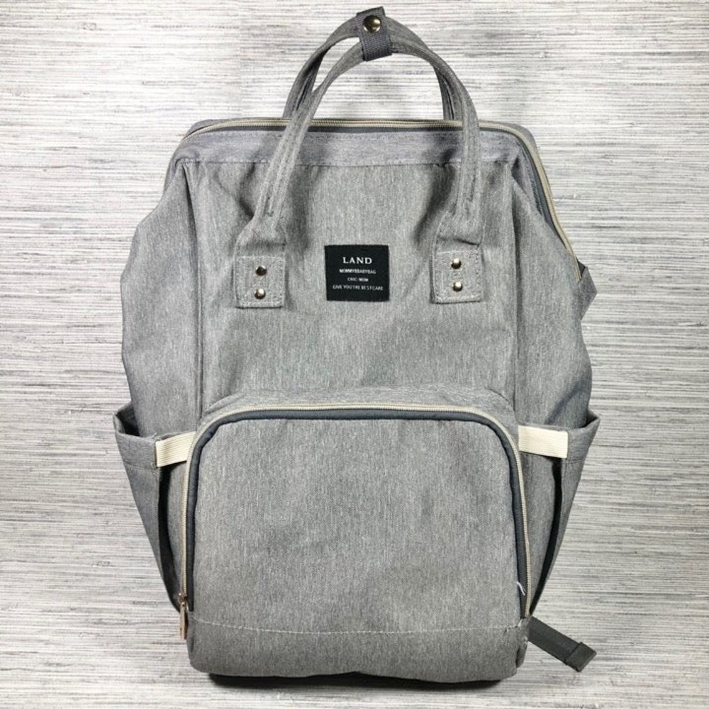 Diaper Bag Backpack GREY Z35